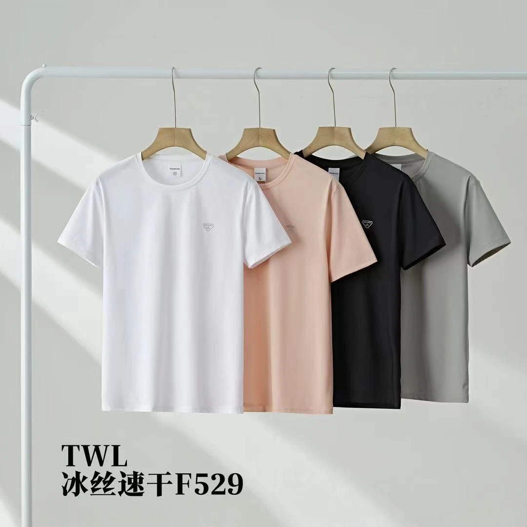【冰感男T】冰丝凉感圆领短袖T恤印花百搭上衣打底衫529