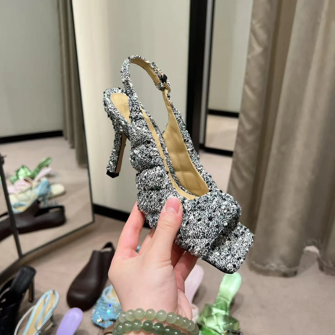 未使用 BOTTEGA VENETA/葆蝶家 /七七/高跟鞋