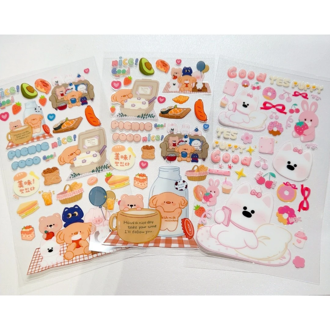 【半透适合贴透明底白底】水晶转印贴纸8*15cm