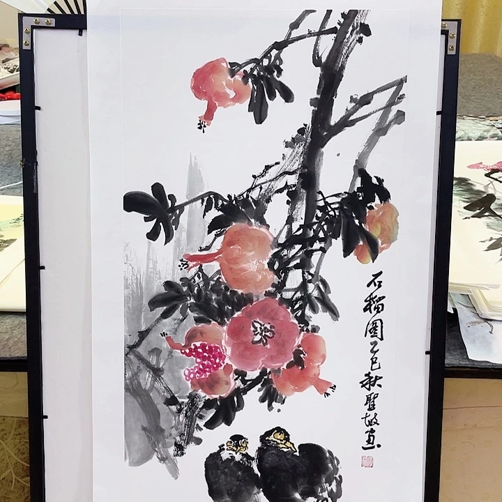 国画张圣敏先生纯手绘作品