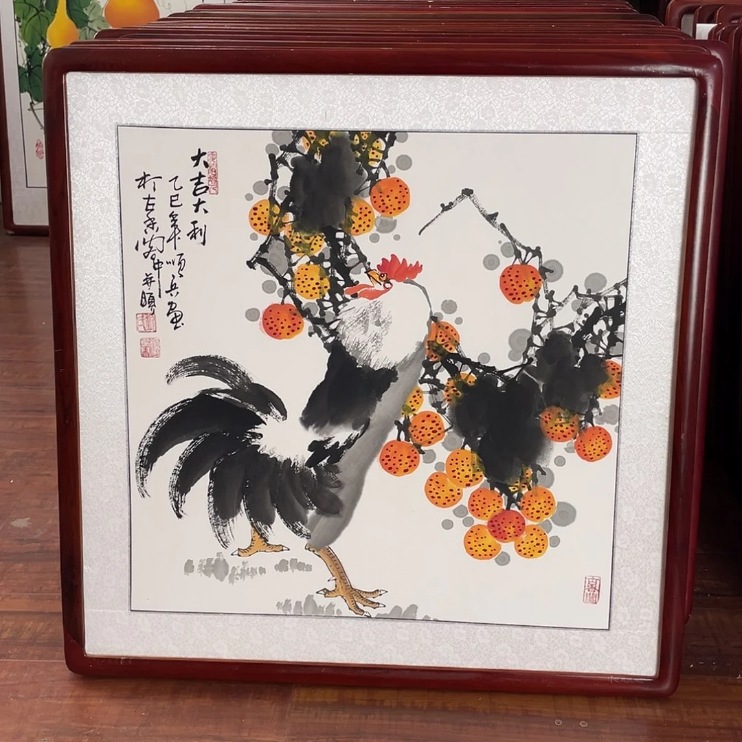 国画带框尺寸63*63厘米