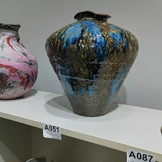 吉***意瓷片陶瓷景德镇陶瓷手工花瓶