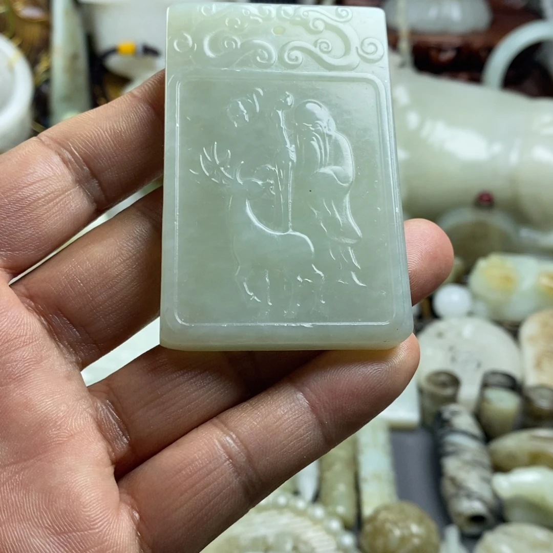 和田玉（糖玉）未镶嵌颈饰