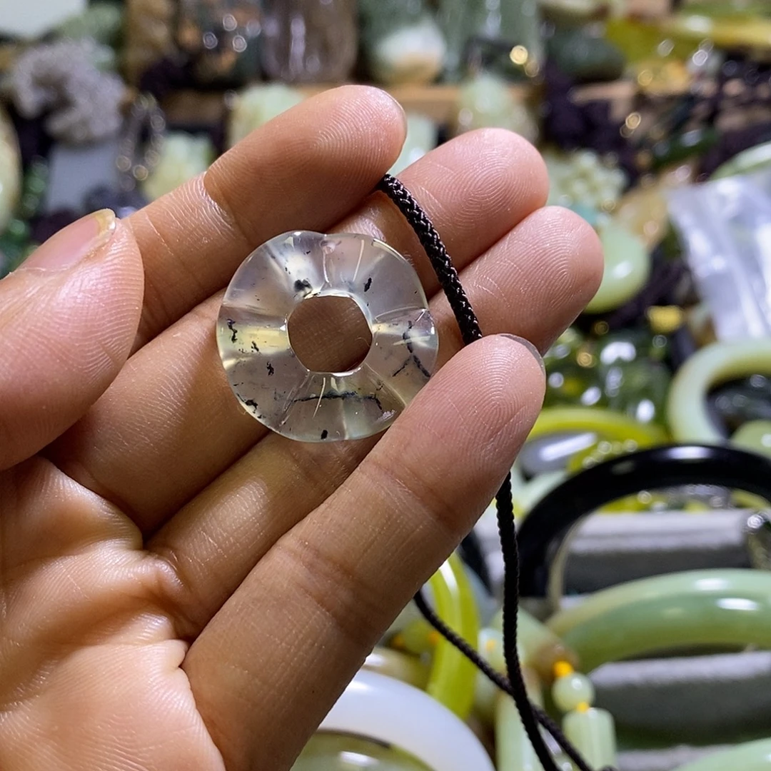 未镶嵌岫玉颈饰yg