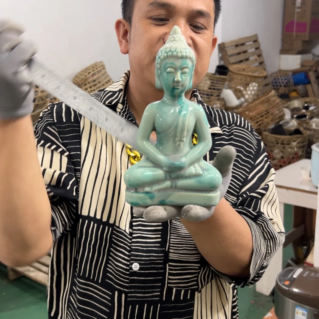 摆件16 号高中低温陶瓷瓶（部分微瑕）