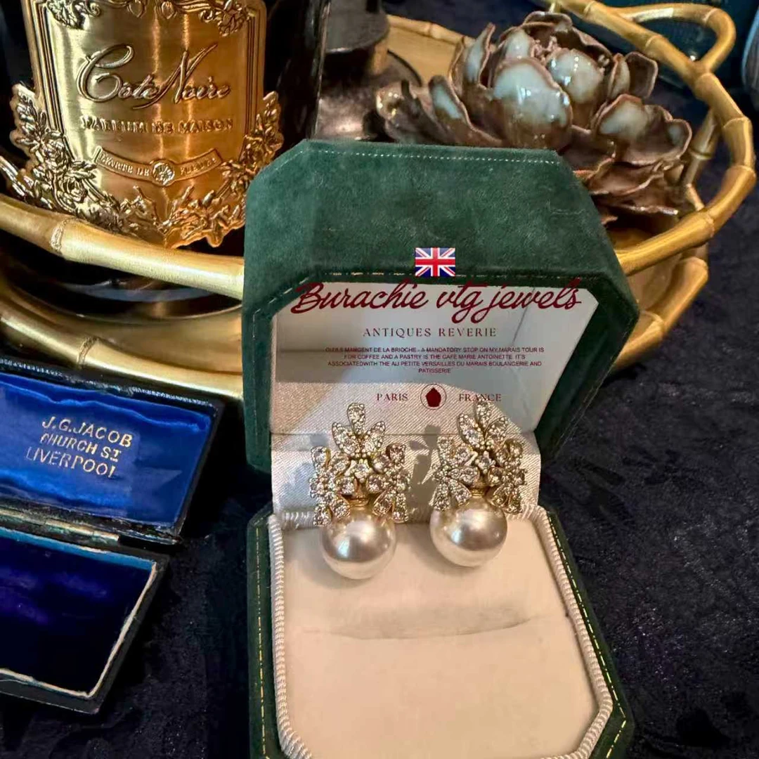 铜合金仿珍珠耳饰 【6964】 维多利亚的惊喜周年珍藏英