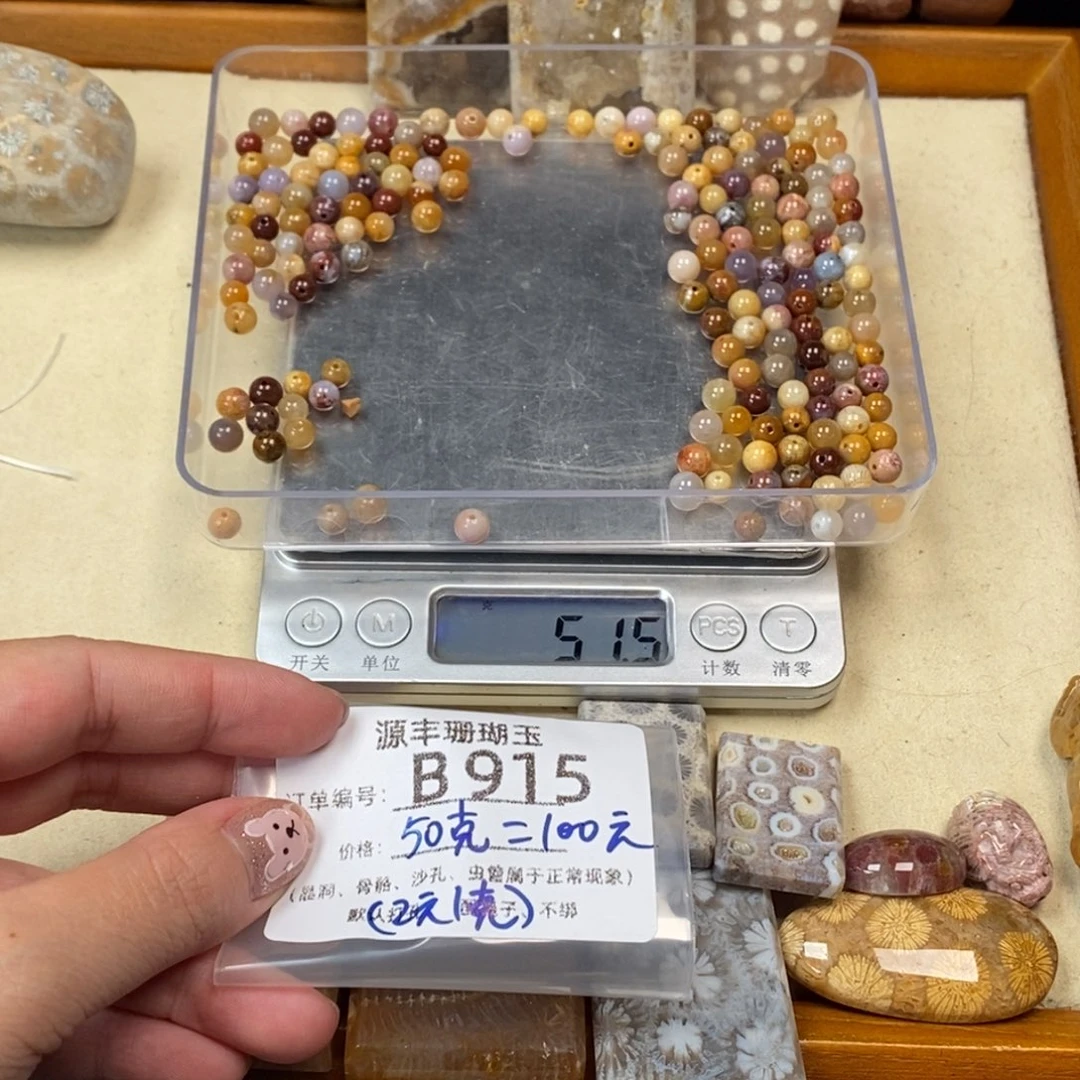 叁***迁未镶嵌颈饰硅化玉