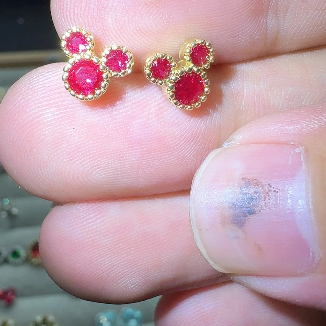 托帕石戒指银S925镶嵌