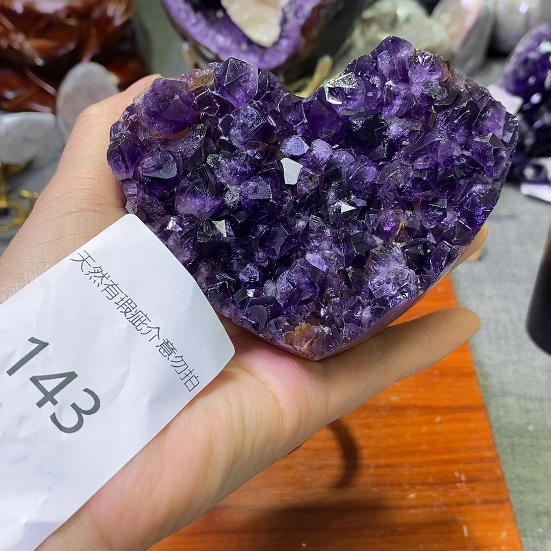 珠宝半成品紫晶未镶嵌