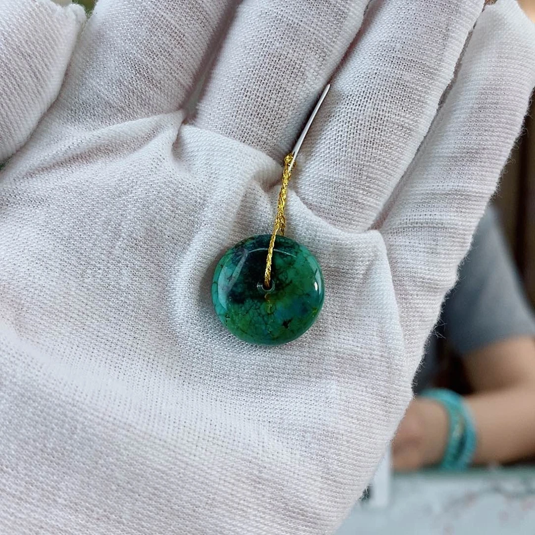 未镶嵌绿松石珠宝奇石