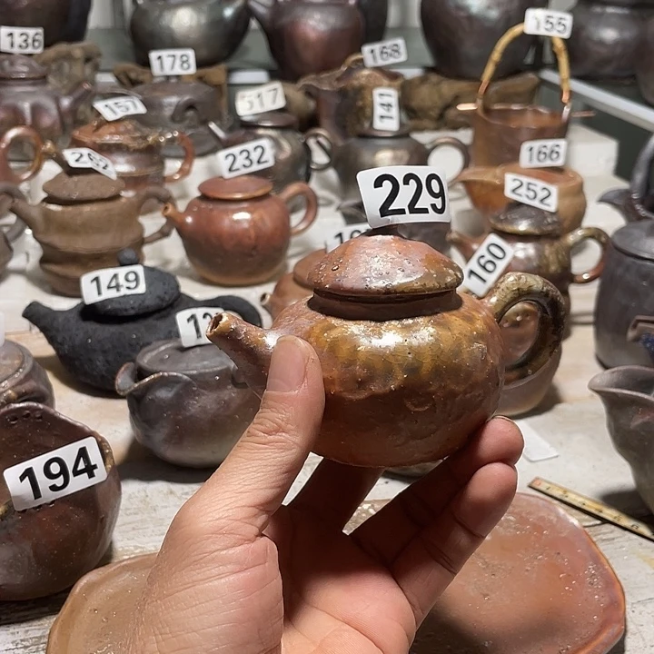纯手工柴烧茶具精品229