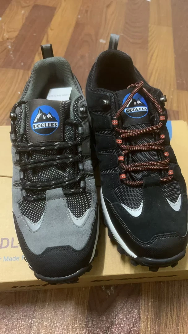 四季款低帮户外防水徒步登山鞋 防滑耐磨减震牛皮户外鞋