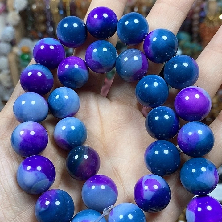 玛瑙/玉髓未镶嵌珠宝半成品地球玛瑙卡14mm