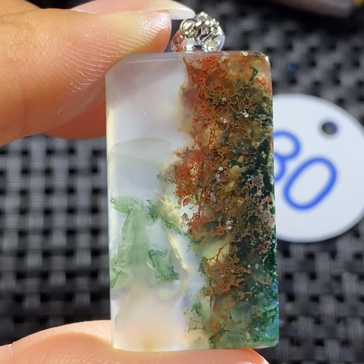 未镶嵌颈饰玛瑙/玉髓湘*