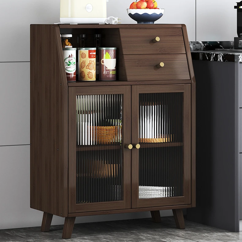 【竹禧】实木餐边柜  厨房收纳柜 客厅储物柜