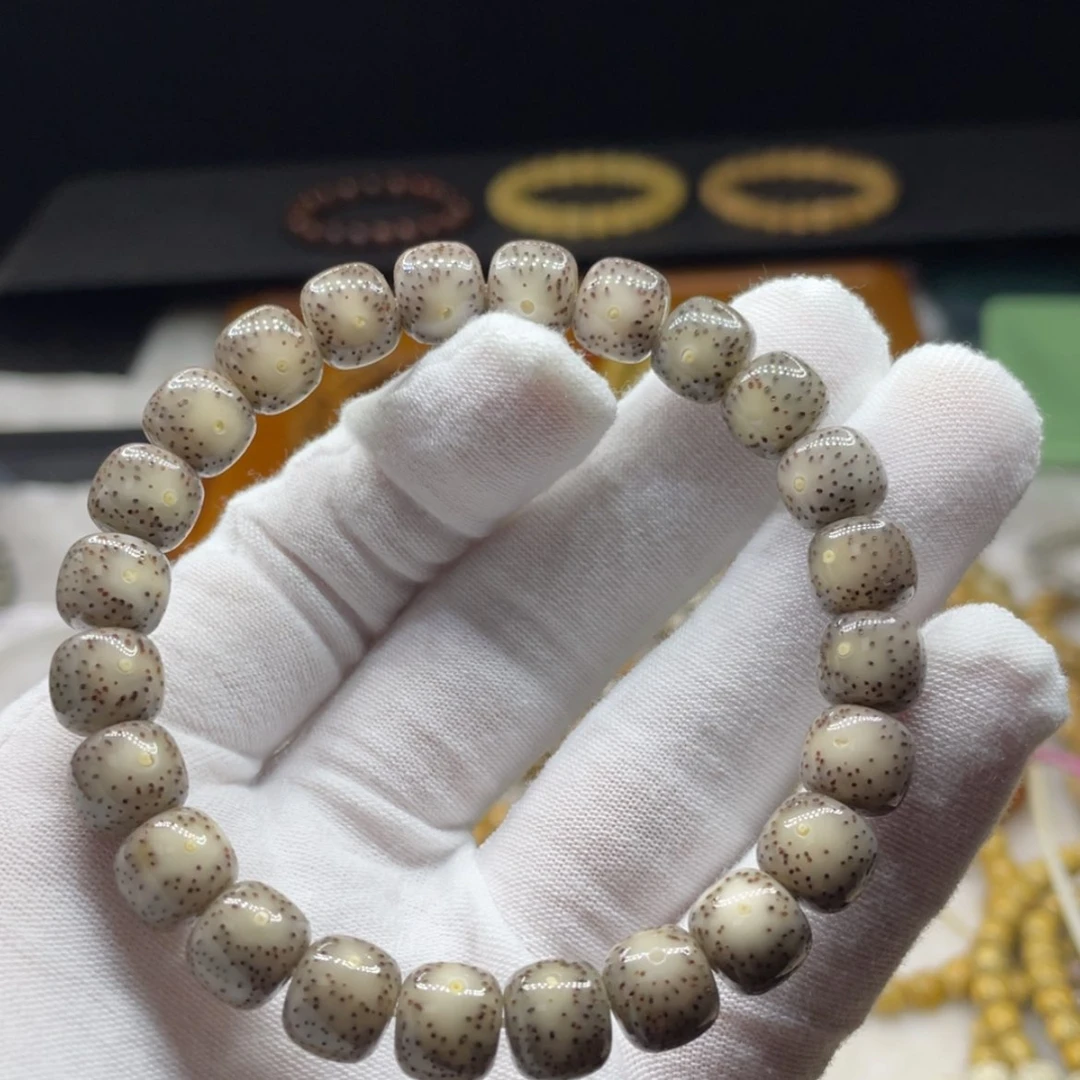 【闪购商品】手串星月菩提银标款9.5玉化月朗星稀