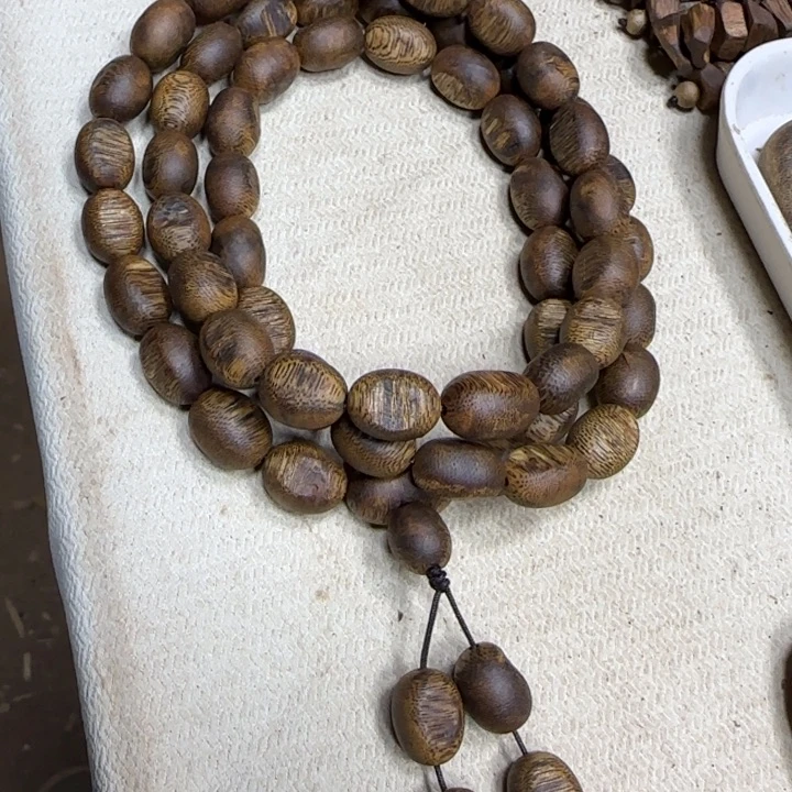 沉香木手串奇楠沉香留疤45g乌身