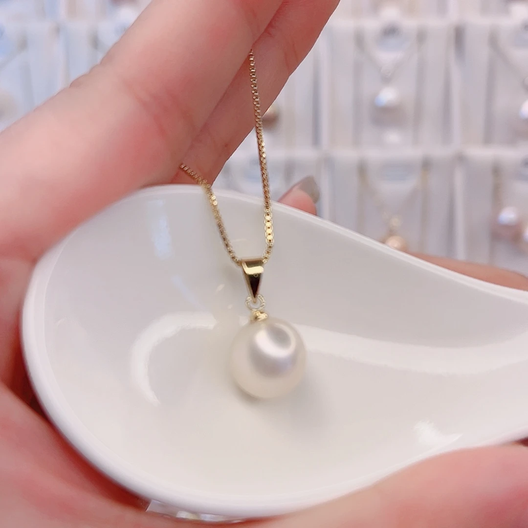 未镶嵌淡水珍珠吊坠(赠链)