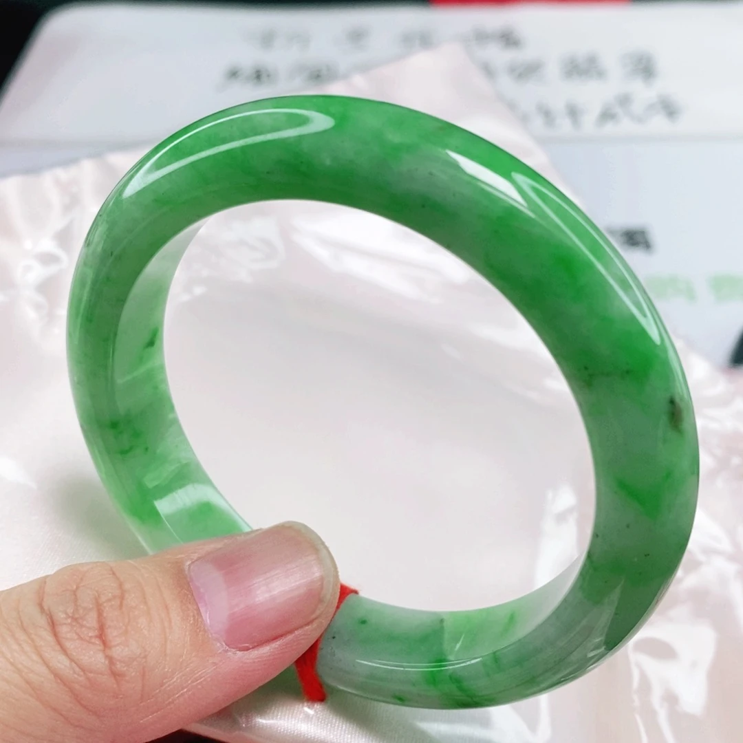 未镶嵌手镯翡翠56.3圈口新货