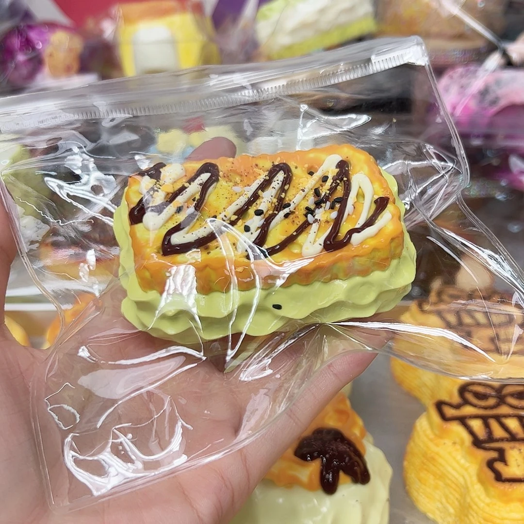 硅胶瑕款食物色抹茶夹心饼干135g