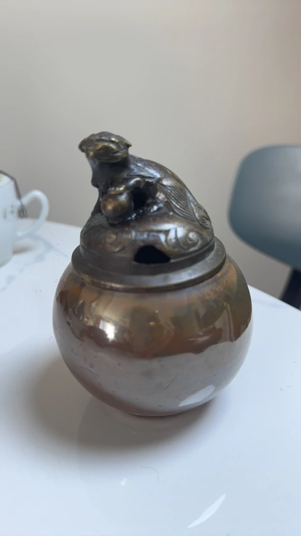 趣味收藏——香熏炉（瓷炉铜盖）