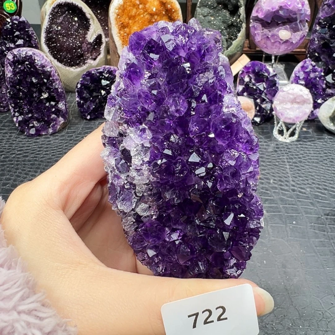 紫晶未镶嵌珠宝半成品