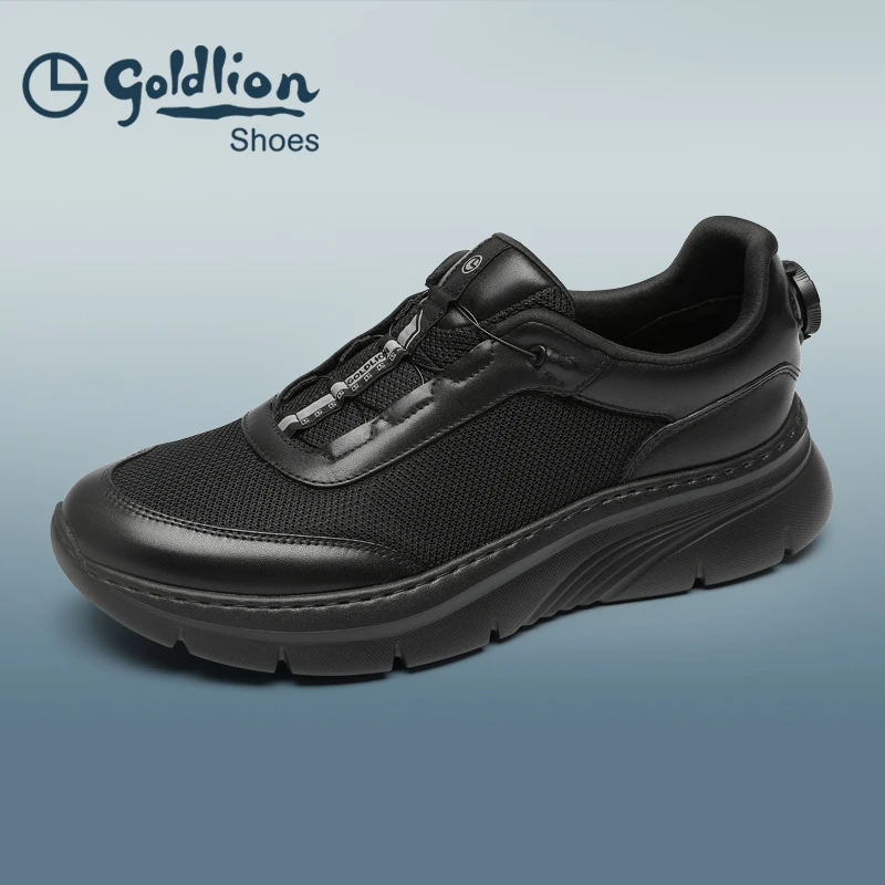 金利来男鞋25年新款商务舒适百搭时尚夏季旋转纽扣休闲休闲工作鞋