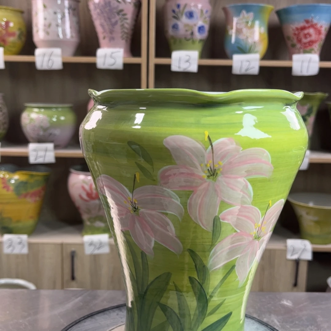 景德镇陶瓷花盆花盆