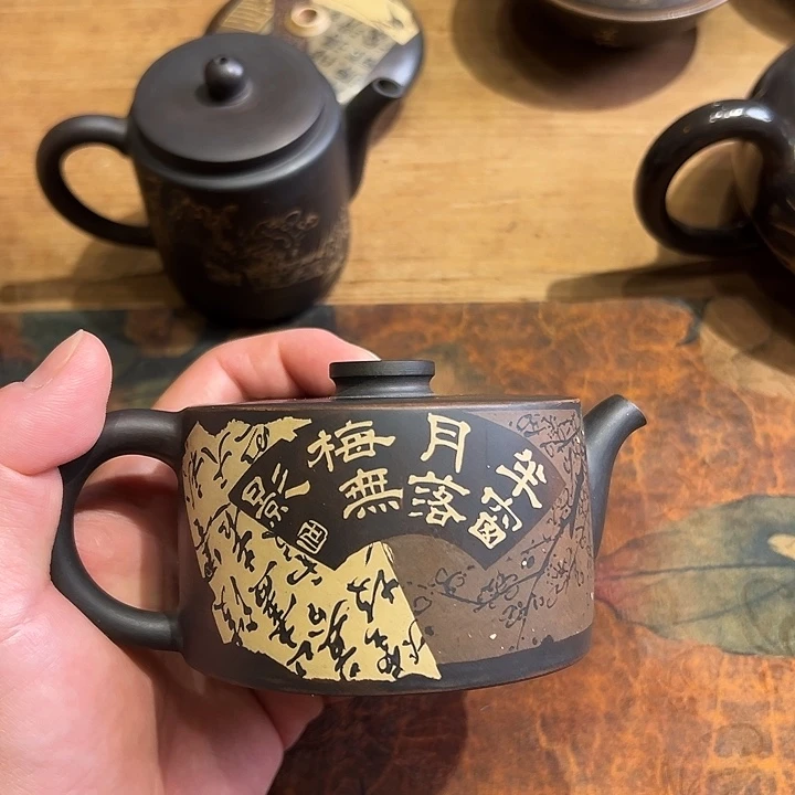 壶建水紫陶全手工