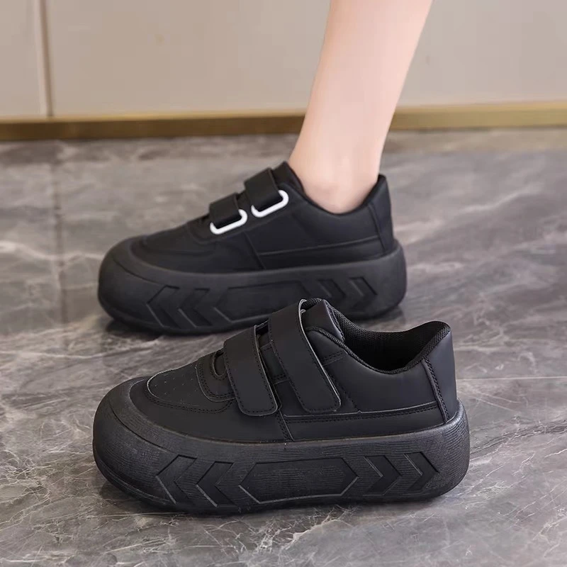 秋冬皮面百搭学生板鞋小白鞋F-1