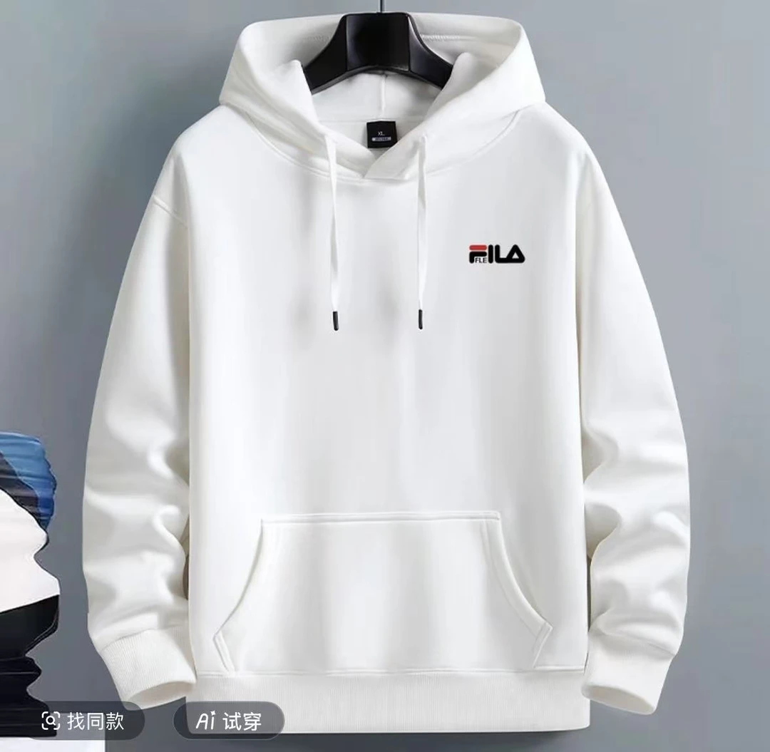 秋冬帽衫透气宽松长袖帽衫卫衣百搭经典休闲-F