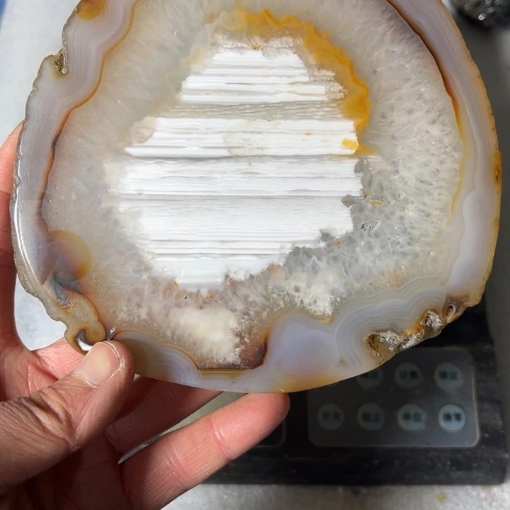 玛瑙/玉髓珠宝奇石未镶嵌晒****钙