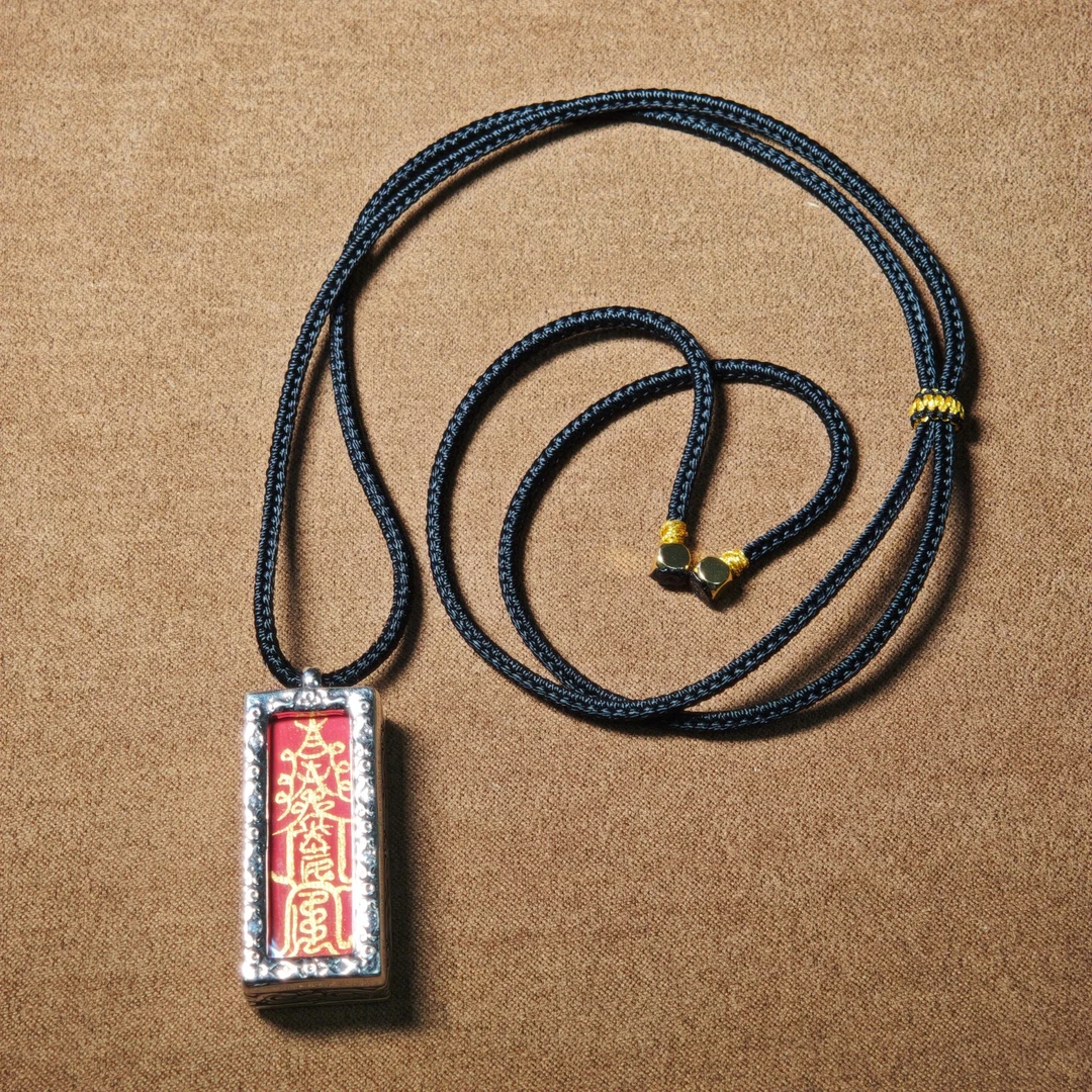 合金吊坠 【画子甄选】纯手绘 太太唐卡项链