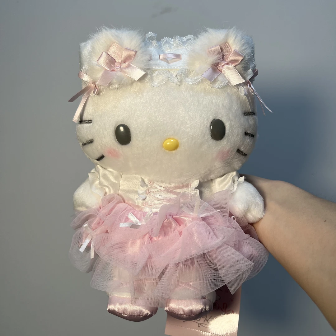 【日本限定】HelloKitty白猫芭蕾舞系列 玩偶猫潮玩公仔