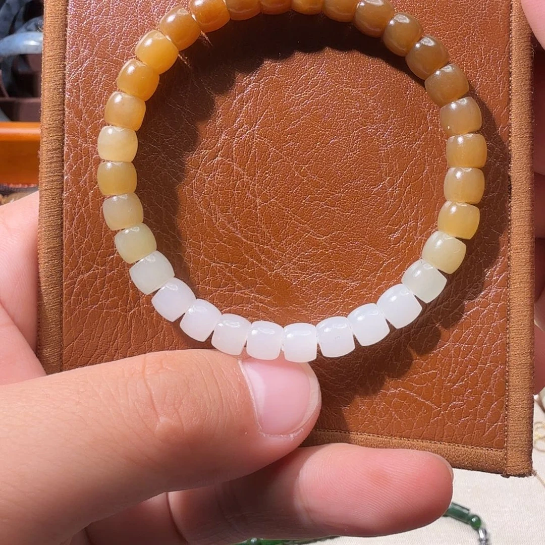 和田玉未镶嵌手串
