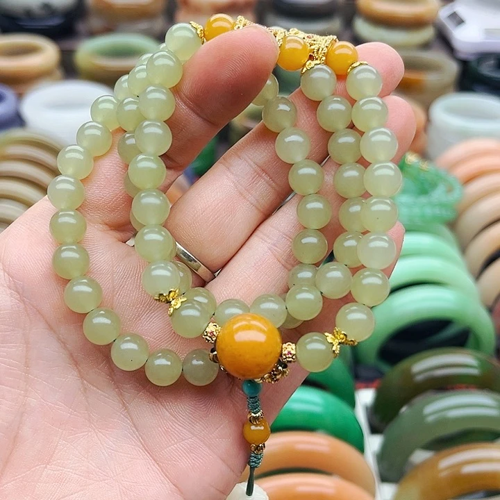 未镶嵌手镯（圆镯）石英质玉