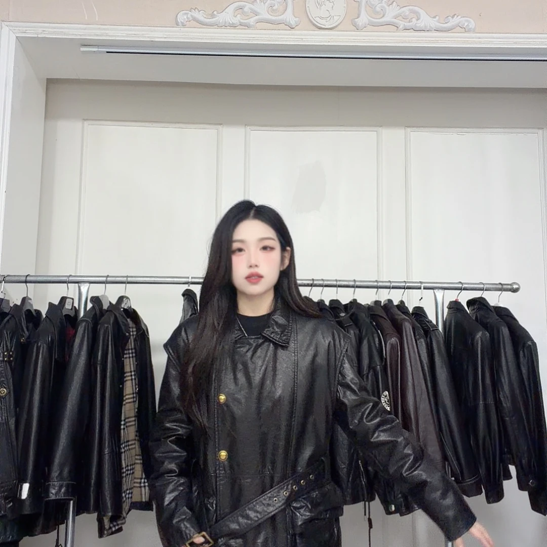 真皮牛皮鹅绒服25547