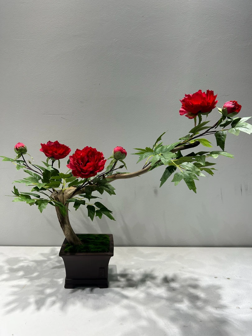 仿真牡丹四季开花室内盆景免浇水免施肥免打理免养护一物一拍