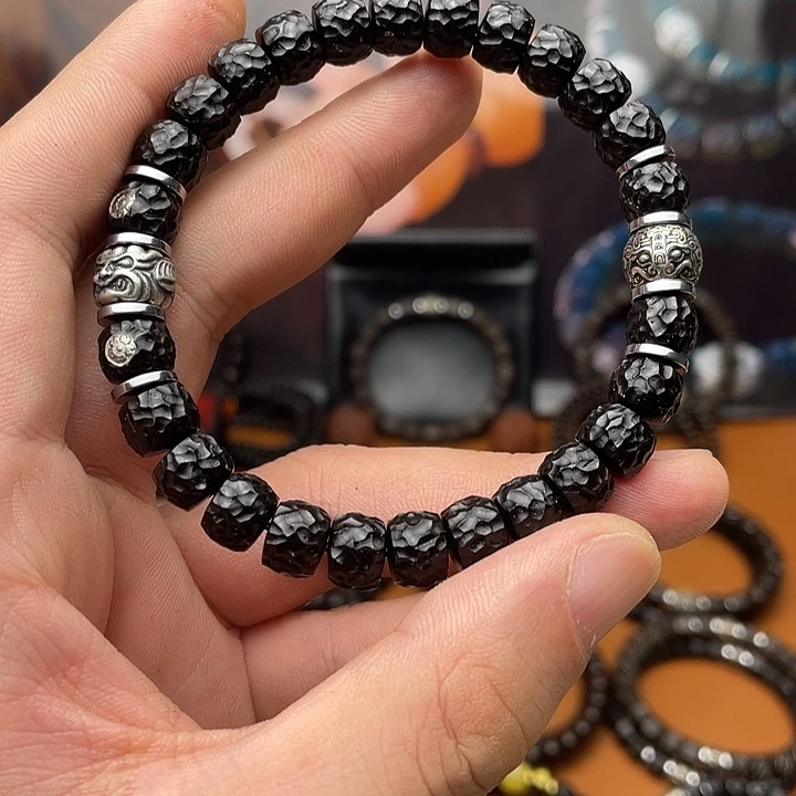 椰蒂手串9黑金无相吞金兽貔貅