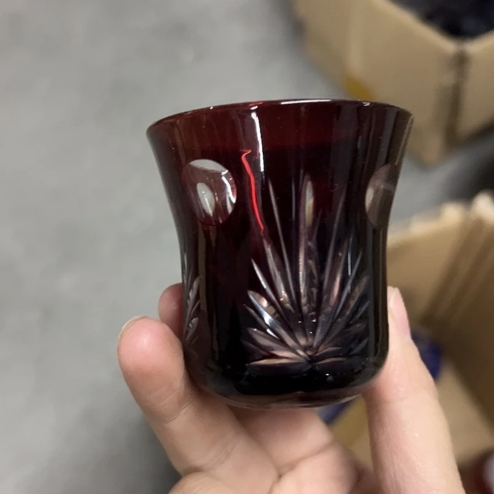 手柄款水晶玻璃微瑕一个