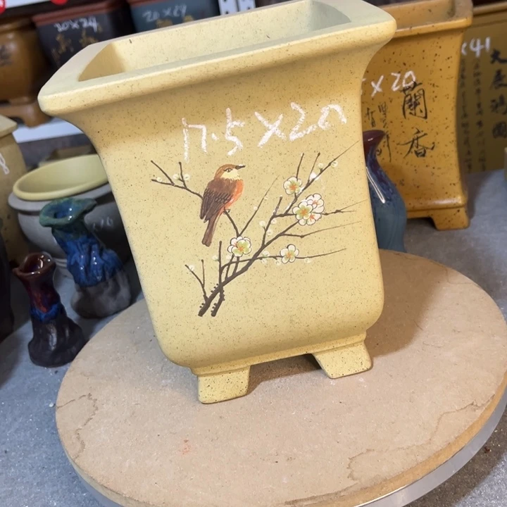 紫砂花盆紫砂花盆