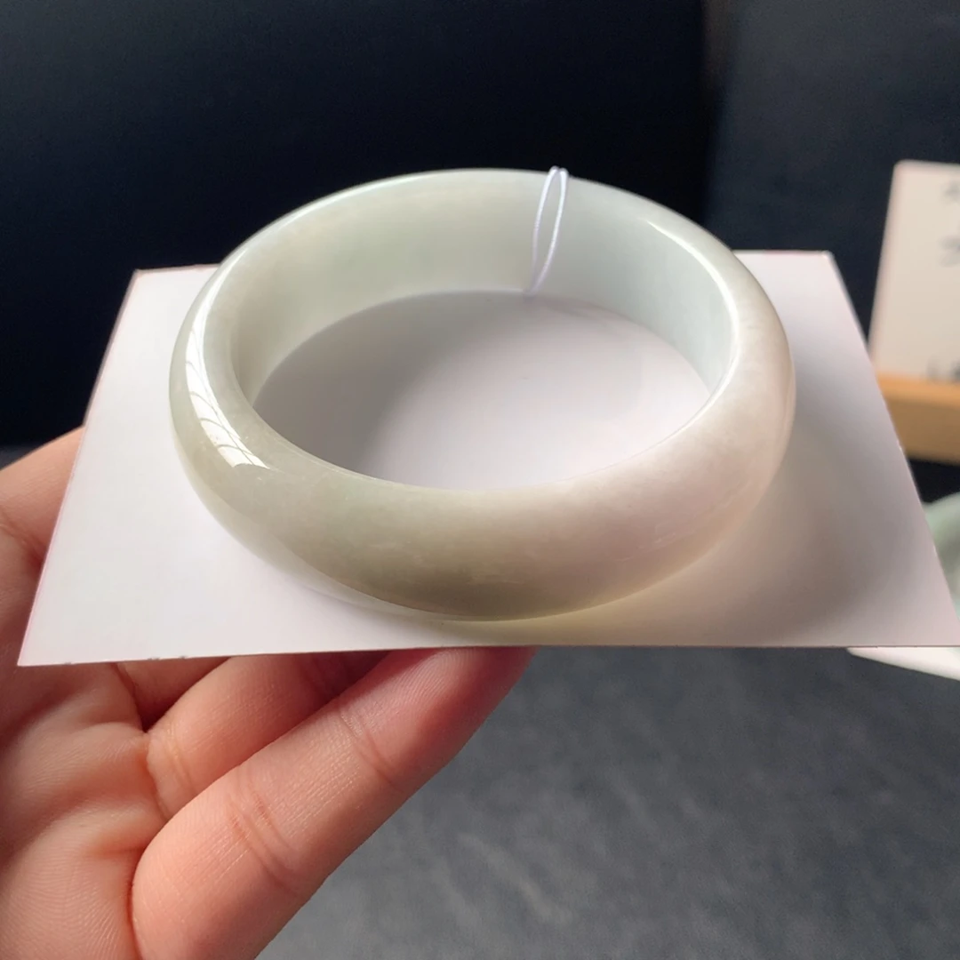 翡翠未镶嵌手镯18号54-15.8-8