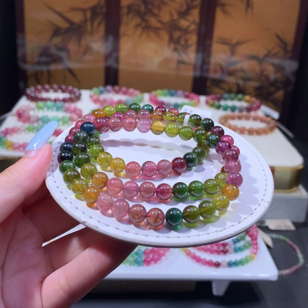 未镶嵌手链碧玺碧玺