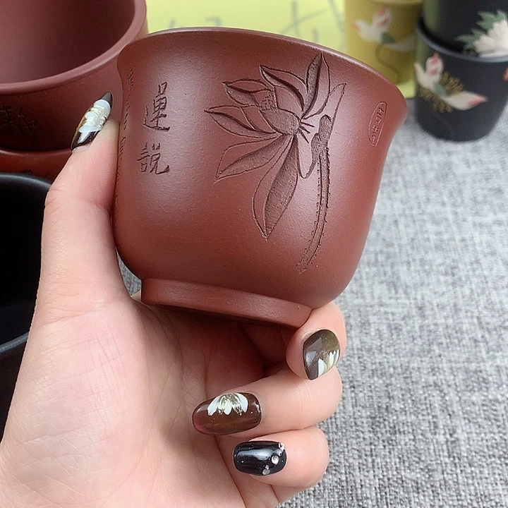 紫砂茶杯高端主人杯