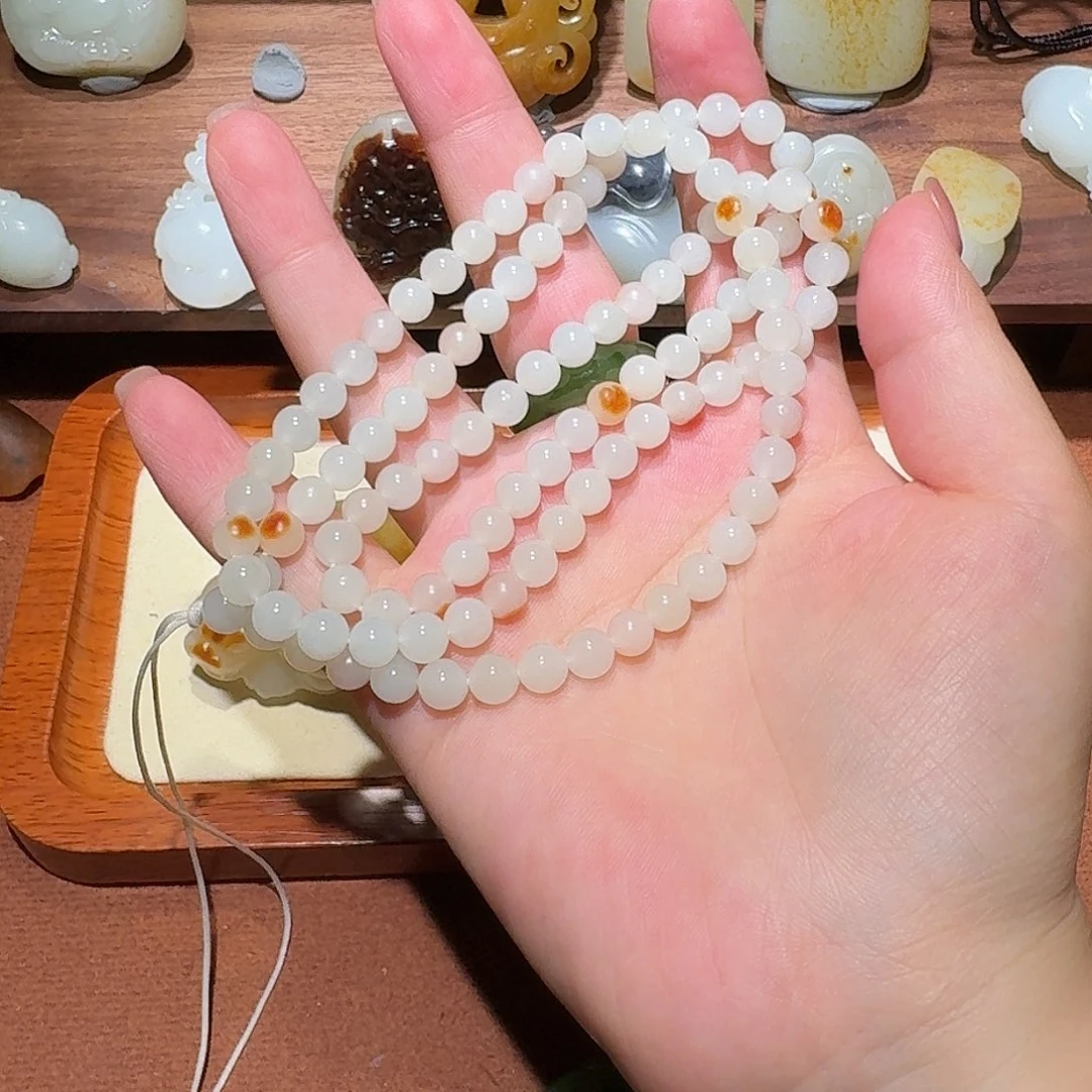 和田玉未镶嵌颈饰手***王