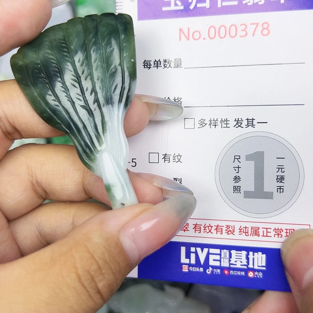 彬***程翡翠未镶嵌吊坠(不含链)111