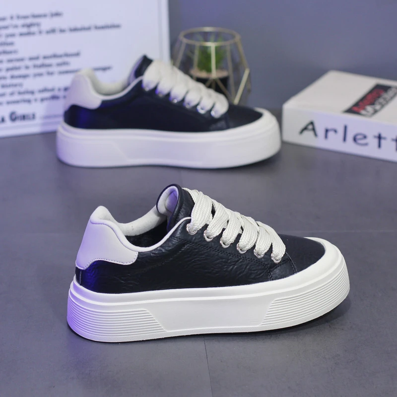 冬季新款男士加绒休闲鞋欧美风复古潮鞋男运动鞋学生厚底板鞋男鞋