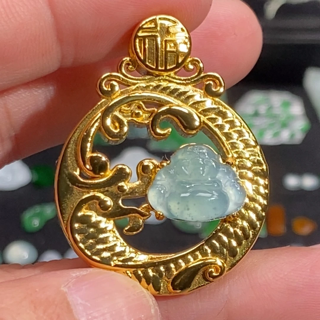 翡翠合金颈饰124678990