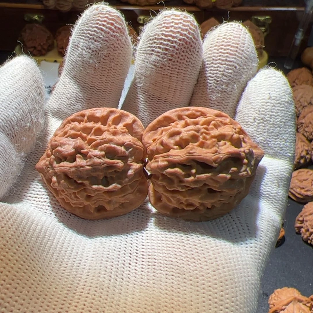 文玩核桃把件爱***事金毛