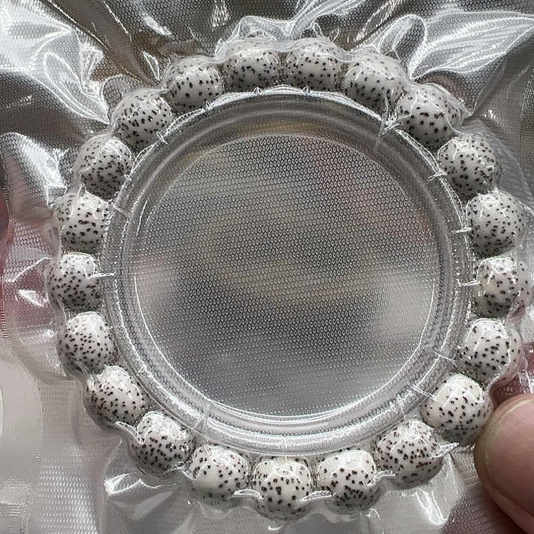 星月菩提手串81灭火原脂白星月菩提单圈1.1